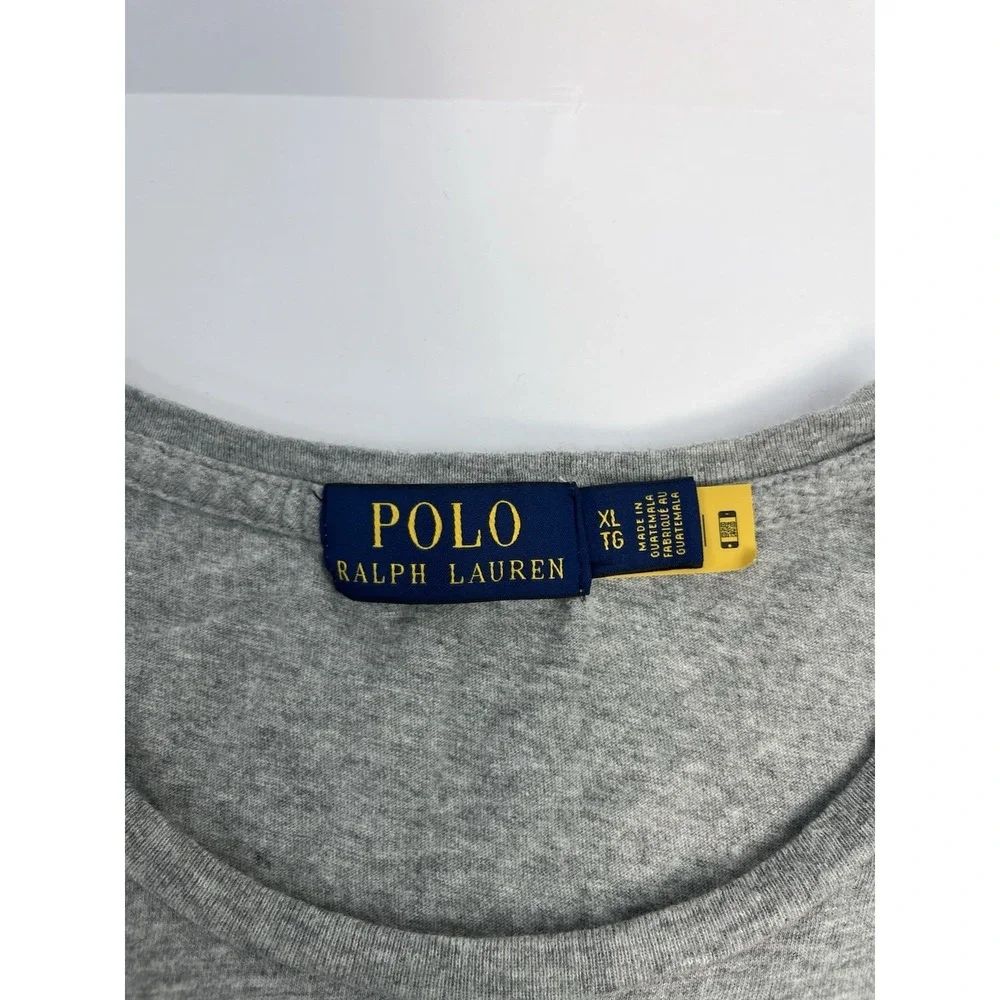 Polo Ralph Lauren Bear Mens Tuxedo T Shirt Designer XL Gray Unisex Jeans Preppy